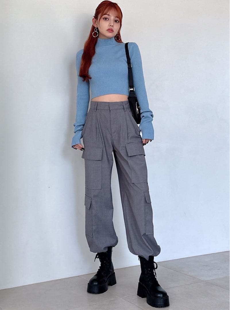 GRL グレイル サイドポケットパラシュートカーゴパンツ[tw1120] - メルカリ