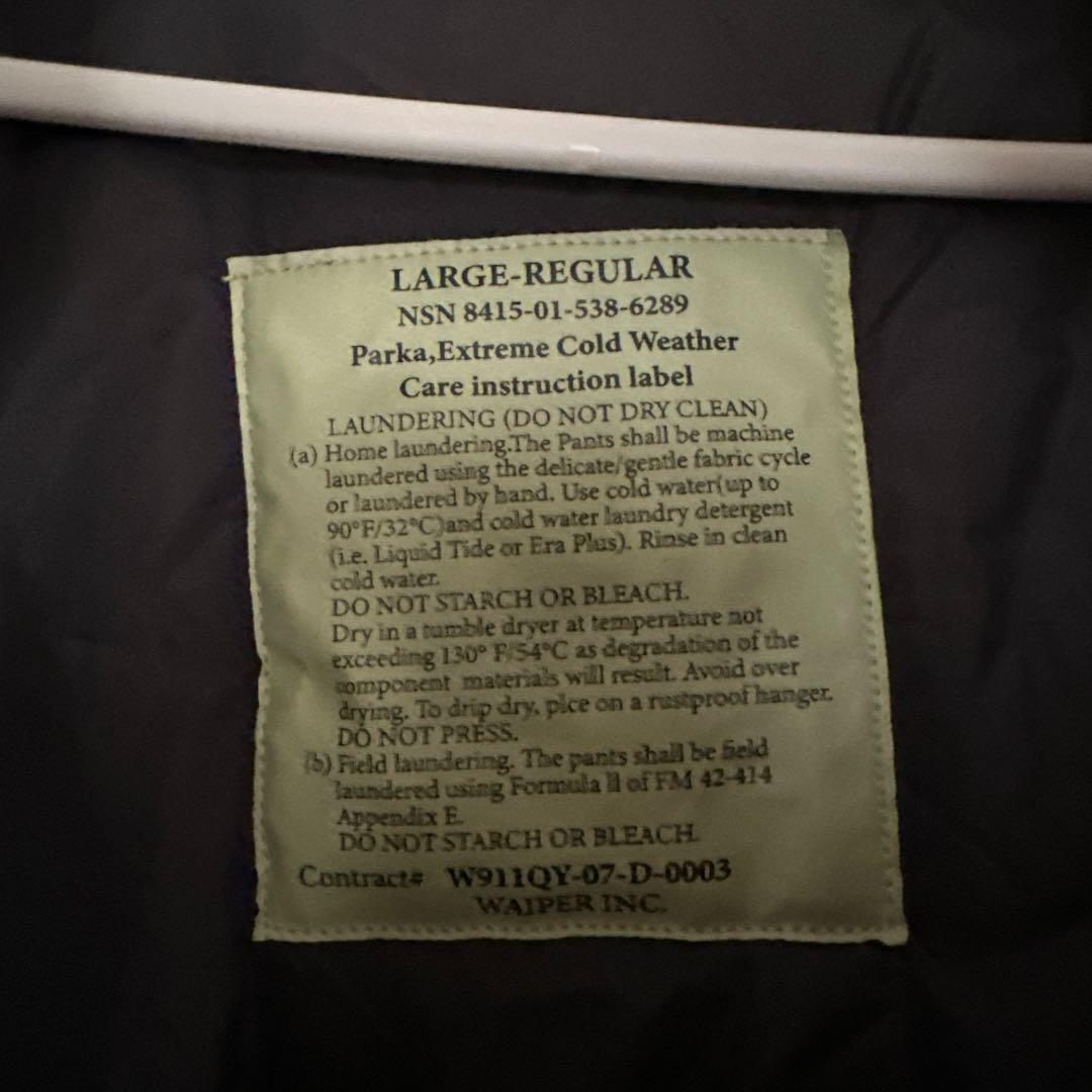 WAIPER ECW ミリタリーコート 米軍極寒地用パーカ 復刻版