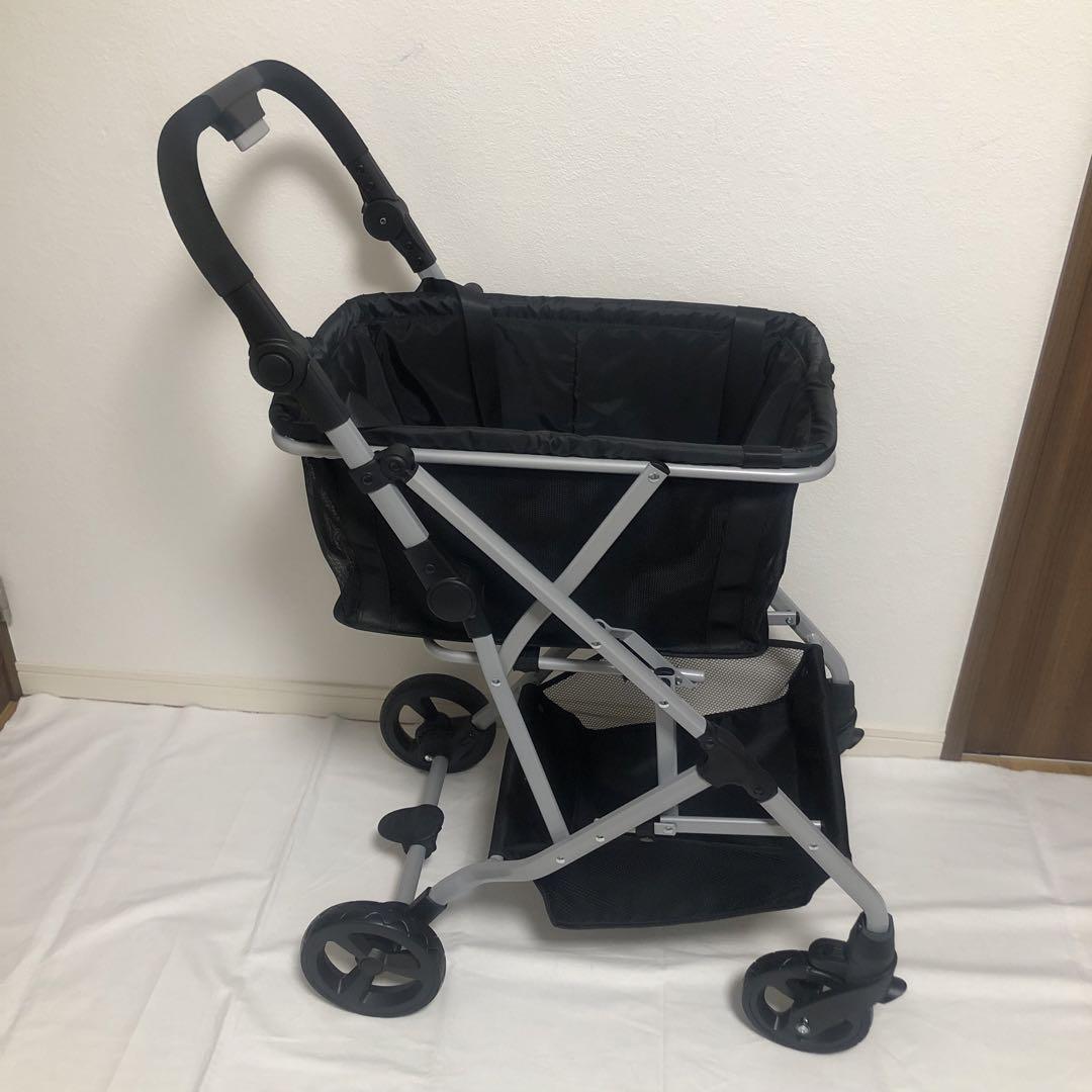 送料込★良品★EcoCa プレミア ショッピングカート ワンタッチ折りたたみ式