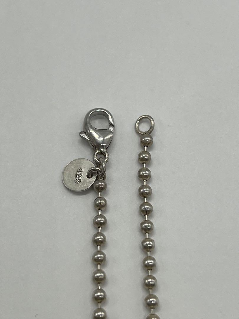 ティファニー TIFFANY リターントゥオーバルタグ ボールチェーンネックレス