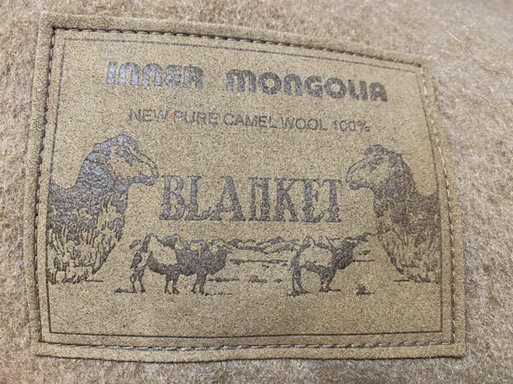 超特価国産 お値下げ中 新品 キャメル100% ブランケット 毛布 シングル C48Wa-m48399587360 数量限定低価