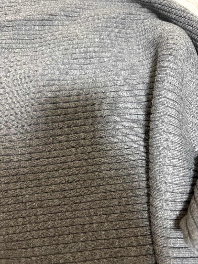 ヤマダヤ　CLOVE アームデザインクロップドニット　グレー　M