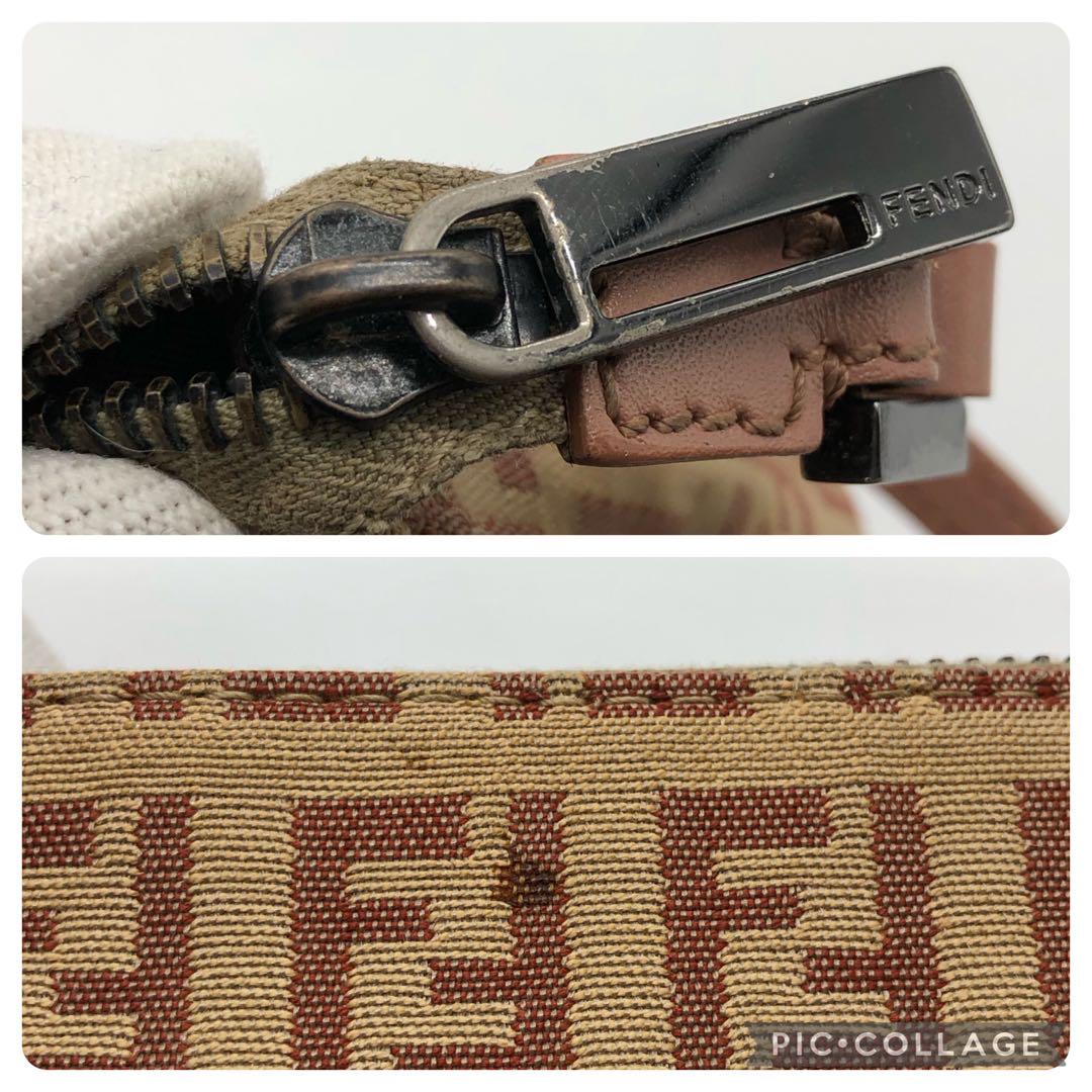 美品✨FENDI フェンディ ズッキーノ アクセサリーポーチ ワン