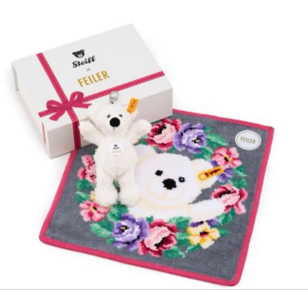 フェイラー　シュタイフ テディベア キーホルダーセット