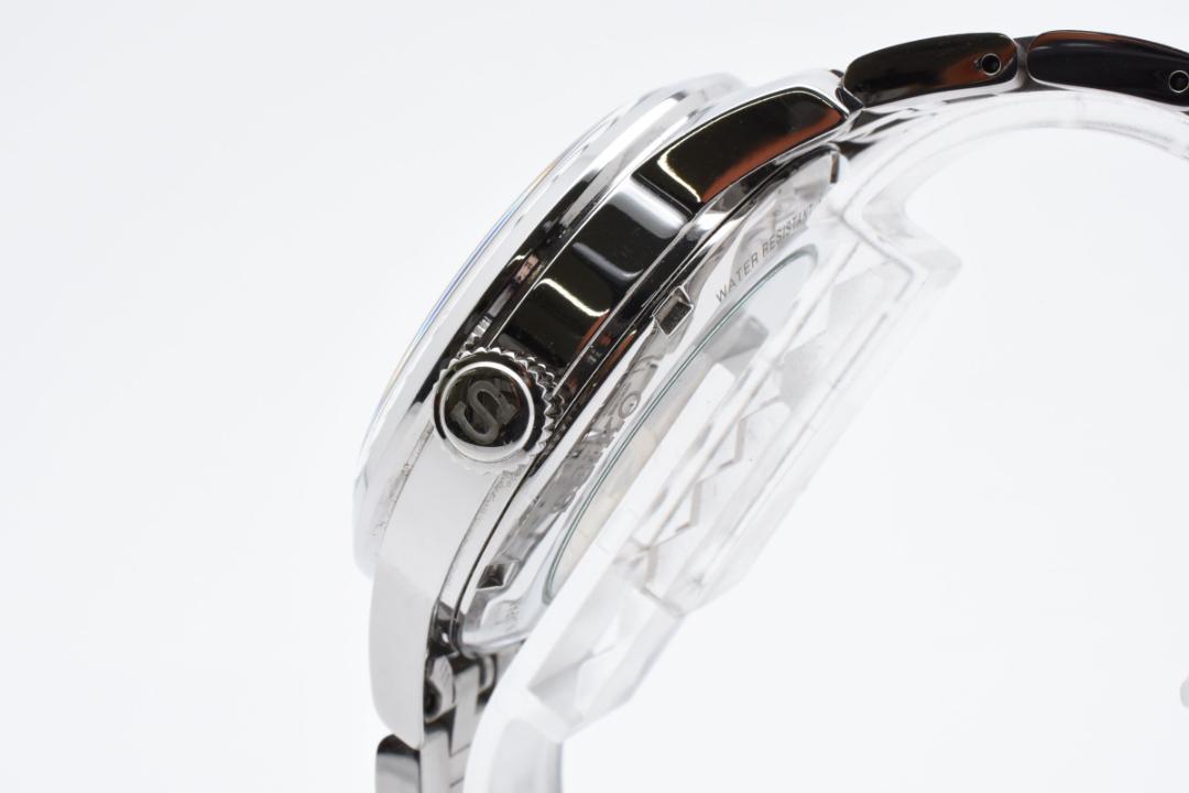 SEIKO プレサージュ 4R57-00E0 シルバー 自動巻き 40mm