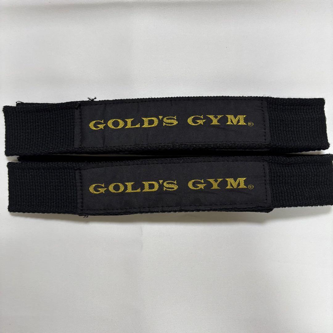 GOLD'S GYM リストストラップ黒 ゴールドジム利用券