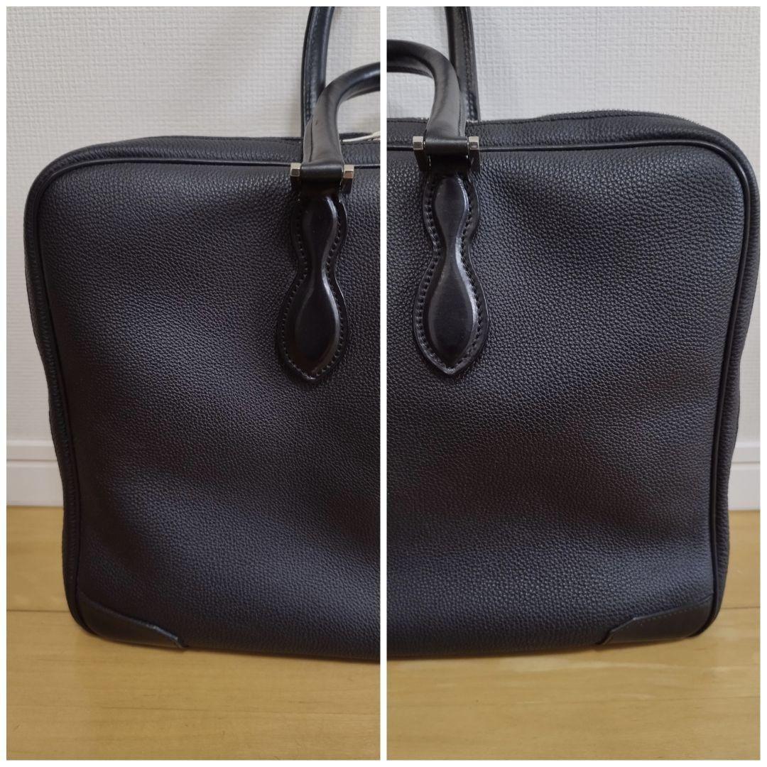 【美品】ワイルドスワンズ ウェーバー ネイビー ２室 ビジネスバッグ