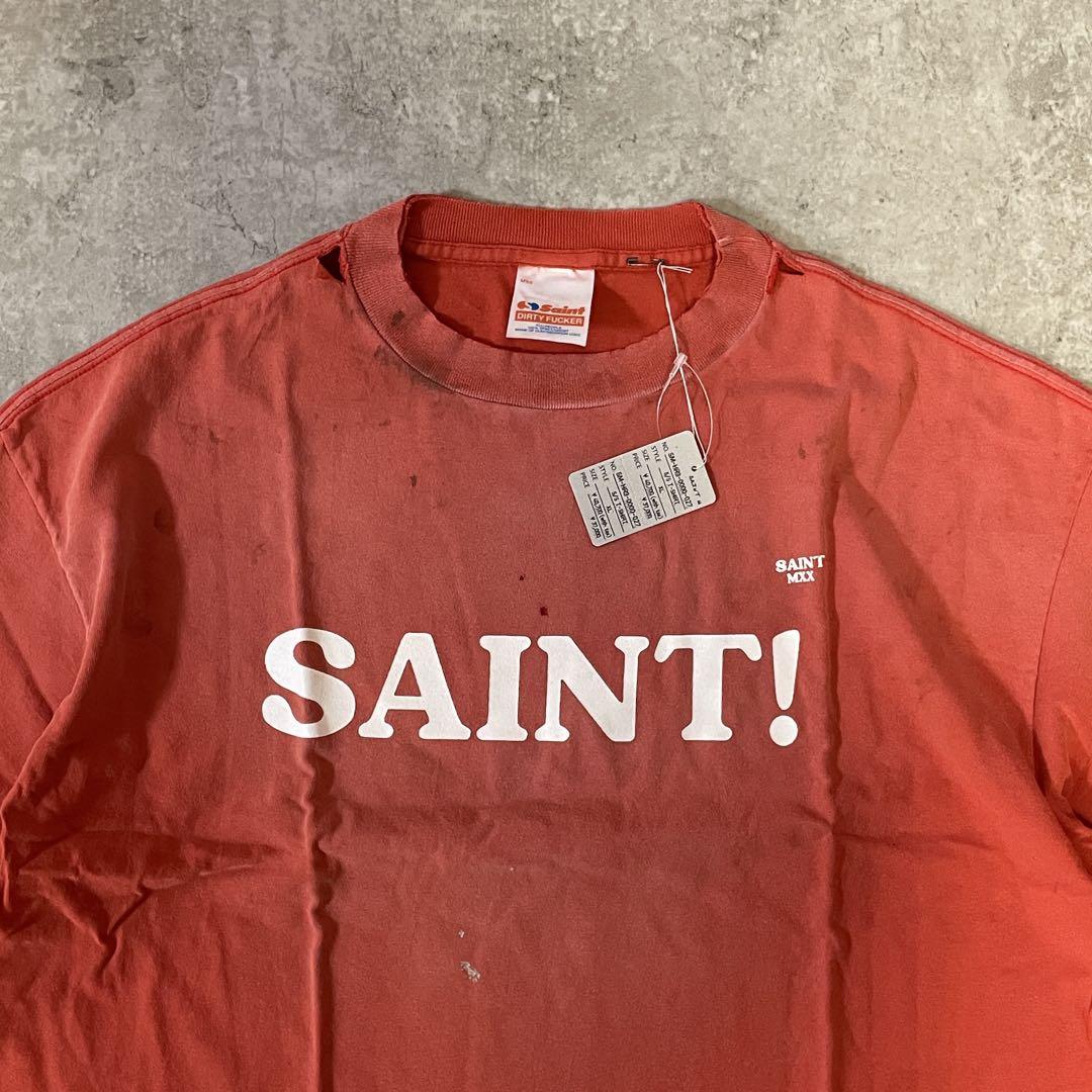 SAINT MICHAEL SS TEE RED XL セントマイケル Tシャツ - メルカリ