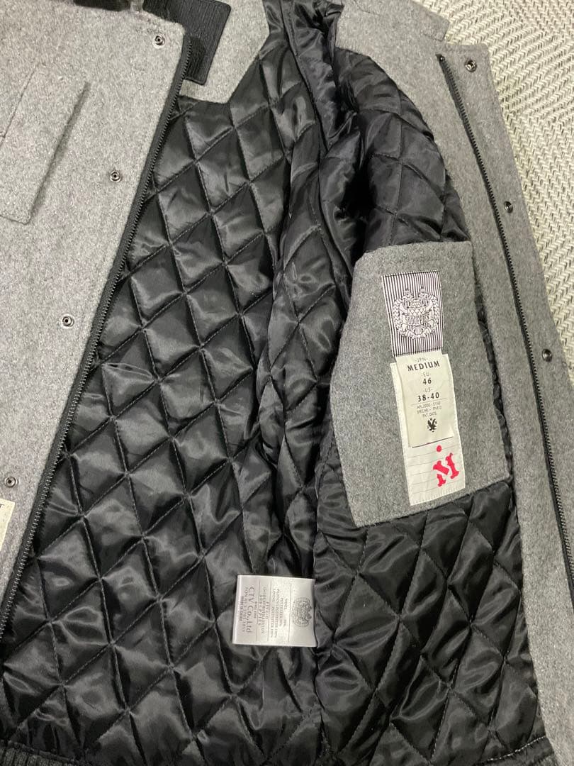 FIVE-O 50DUPPIES ファイブウォー ウールジャケット グレー 03031○ FIVE-O DUPPIES ウール ジャケット M スタジャン の通販 by