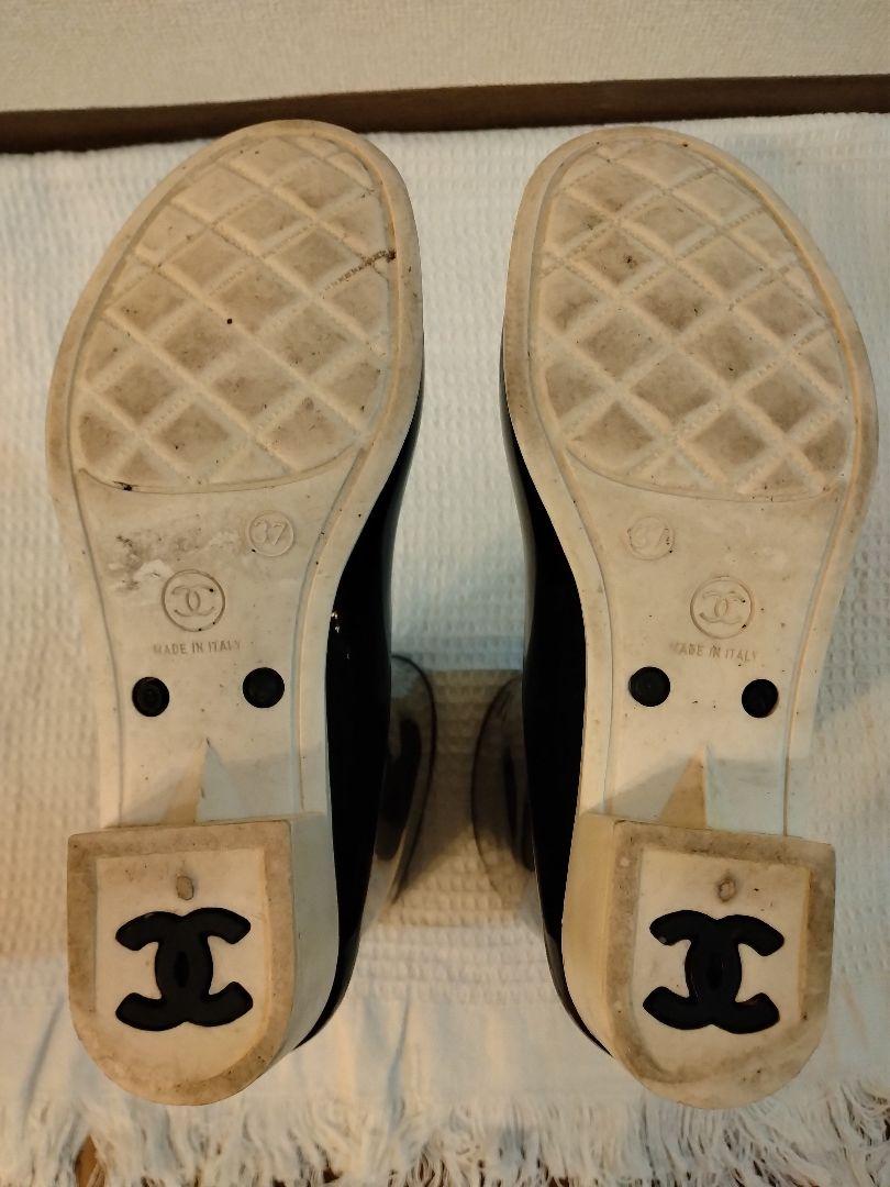 ☆お値引き中☆ 美品 シャネル カメリア レインブーツ 37 CHANEL