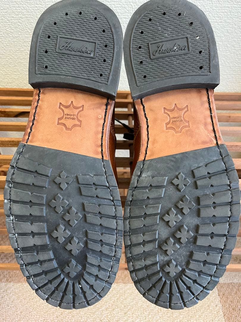 HAWKINS ブーツ 26cm 本革 レザー ブラウン 美品