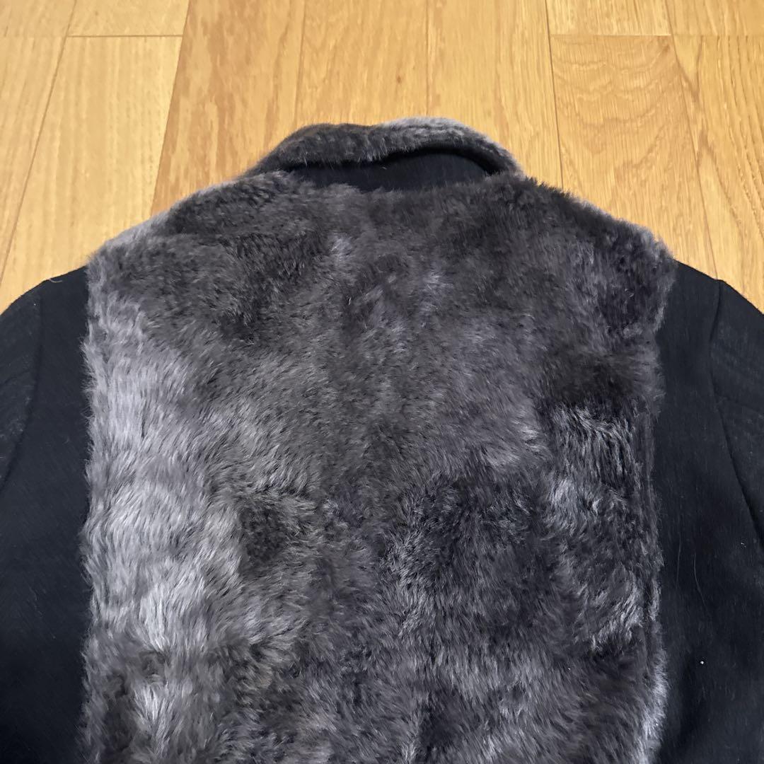 DOLCE&GABBANA ラムスキン ウール　ボア ジャケット