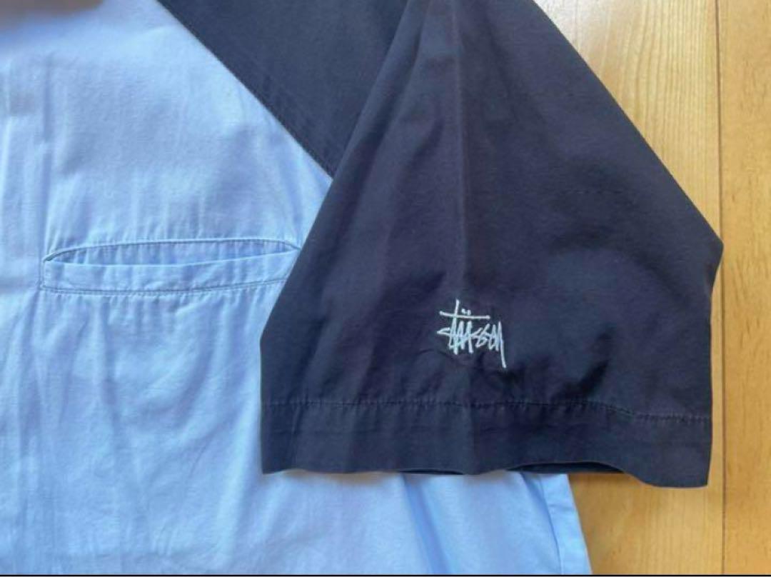 90s old stussy 紺タグ 半袖シャツ シャツ