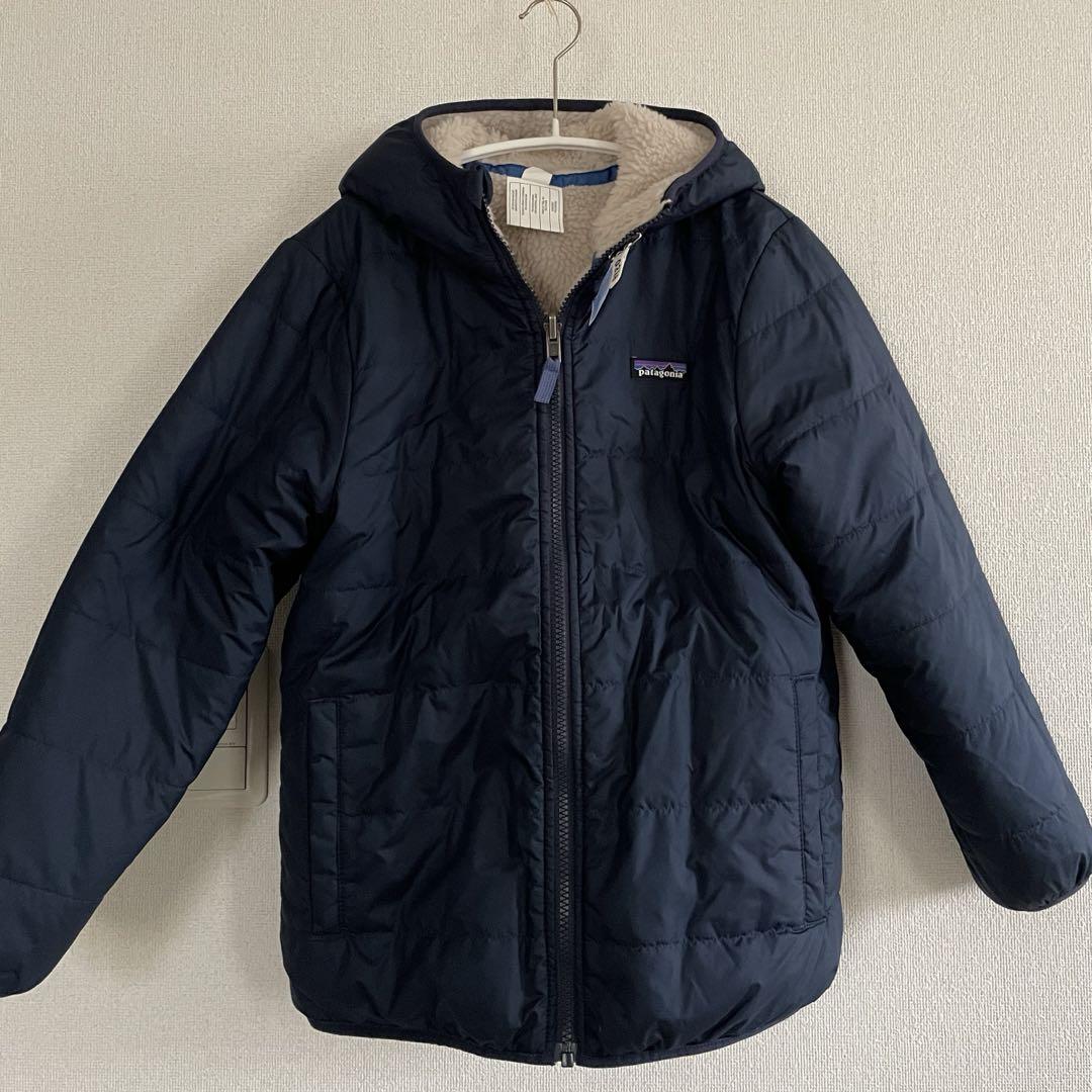 Patagonia フリースジャケット ベージュ・ネイビー