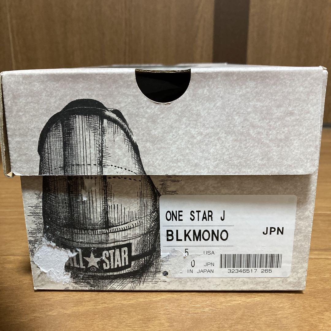新品未使用タグ付き コンバース ワンスターJ ONE STAR J 黒26.0