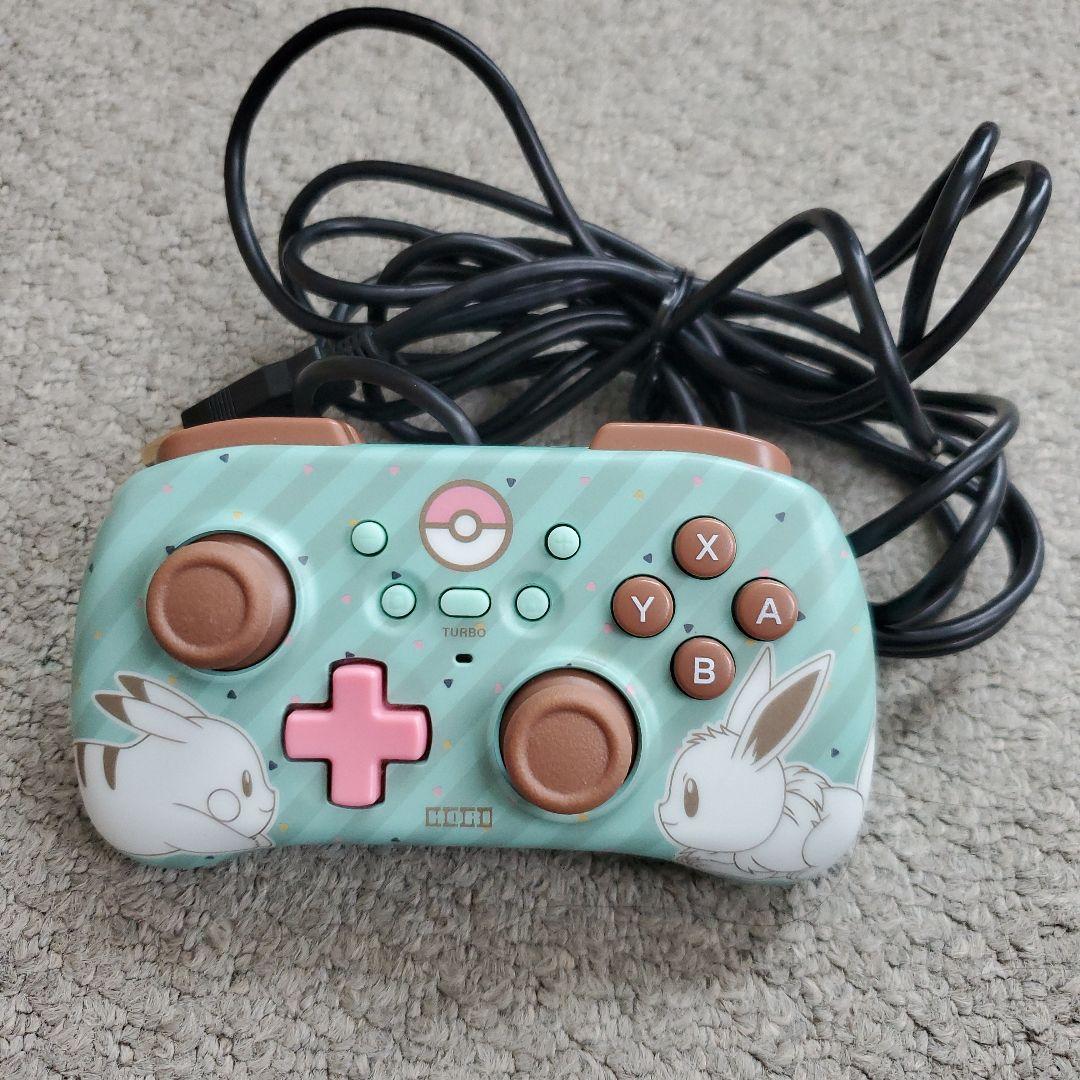 ホリパッドミニ ピカチュウ&イーブイ コントローラー Switch