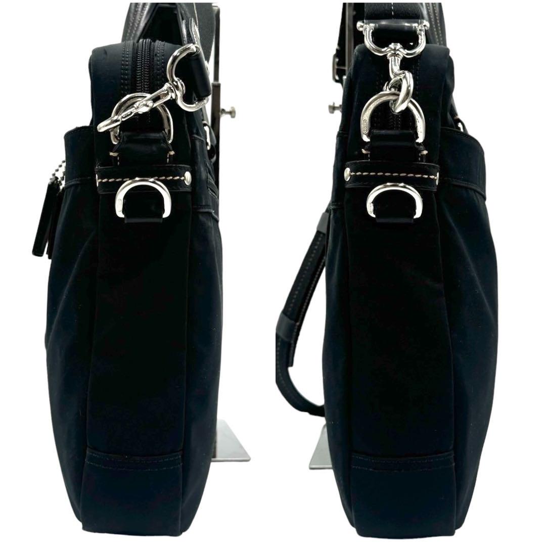 COACH コーチ ビジネスバッグ 2way ナイロン ブラック 黒 70147