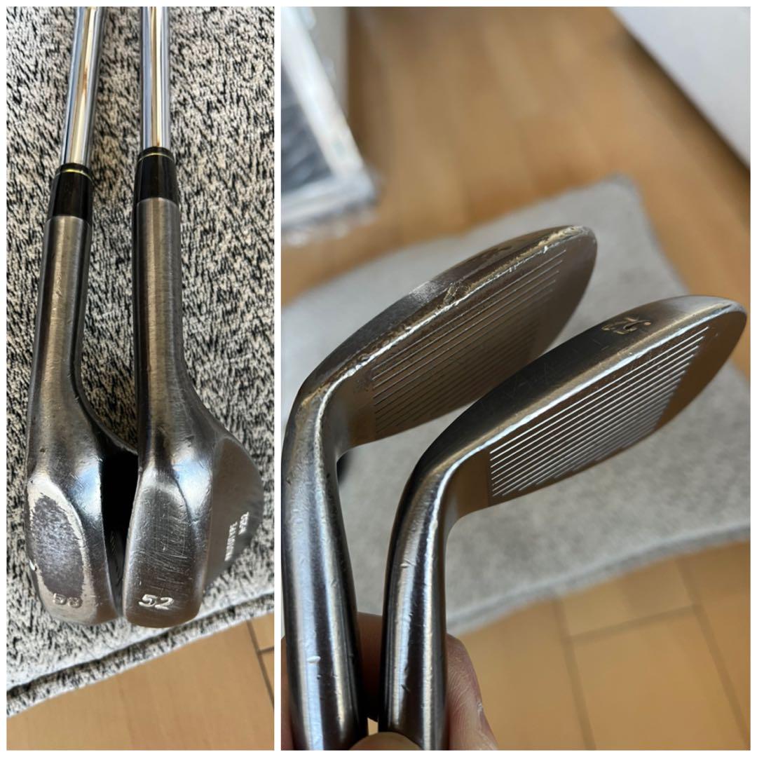 【Ken】アキラプロトタイプウェッジ 58度 52度 アキラAKIRA プロトタイプ 52°58°ウェッジ2本セット 希少DGスピナー