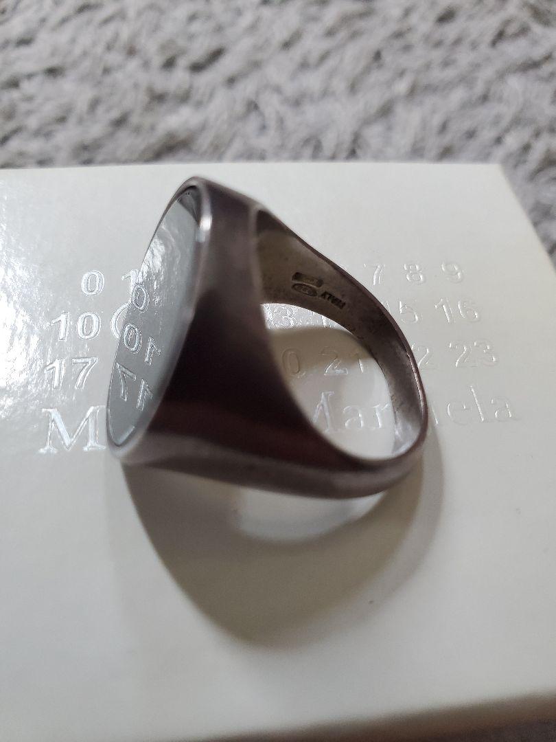 Margiela　マルジェラ　リング　オニキス　ブラック