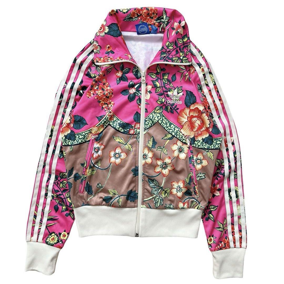 専門店では オリジナルス アディダス 花柄 ジャージ トラックジャケット トップス