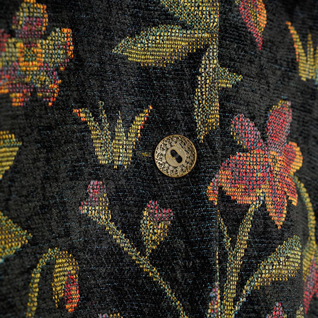 USA VINTAGE アメリカ古着お花柄刺繍デザインジャケット