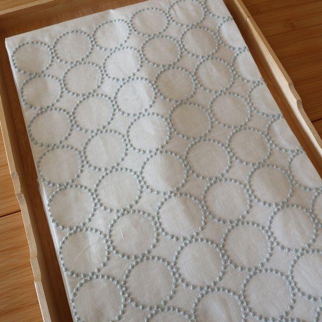 約6万円 ミナペルホネン タンバリン 名古屋帯 春 ミナ帯 白 なごや帯