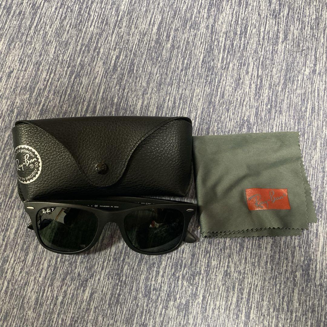 Ray-Ban 艶消しブラック　サングラス ケース付き RayBan偏光RB4195-Fブラックサングラス ケース付き - メルカリ