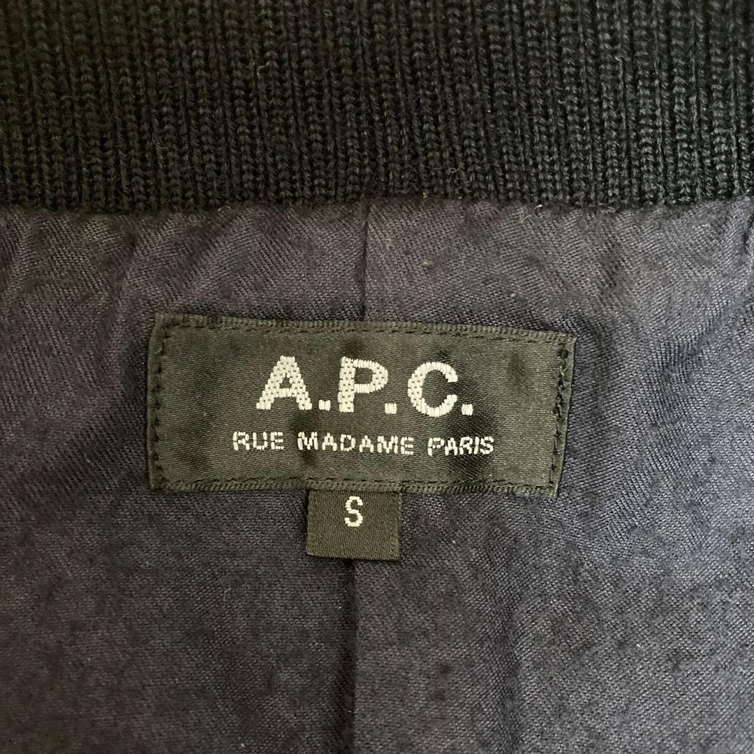 APC ラムレザー スタジャン S ネイビー 羊革 クリスマス特集2020 www