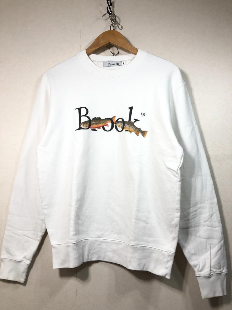 033052● Brook ロゴ スウェット M トレーナー ブルック