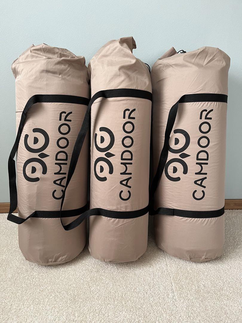 【お年玉セール特価】 CAMDOOR インフレーターマット（厚さ10センチ） （カラー ベージュ） アウトドア寝具