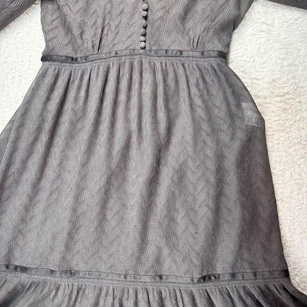 フレイアイディー✨キャミソール付ワンピース グレー サイズ0(Sサイズ)