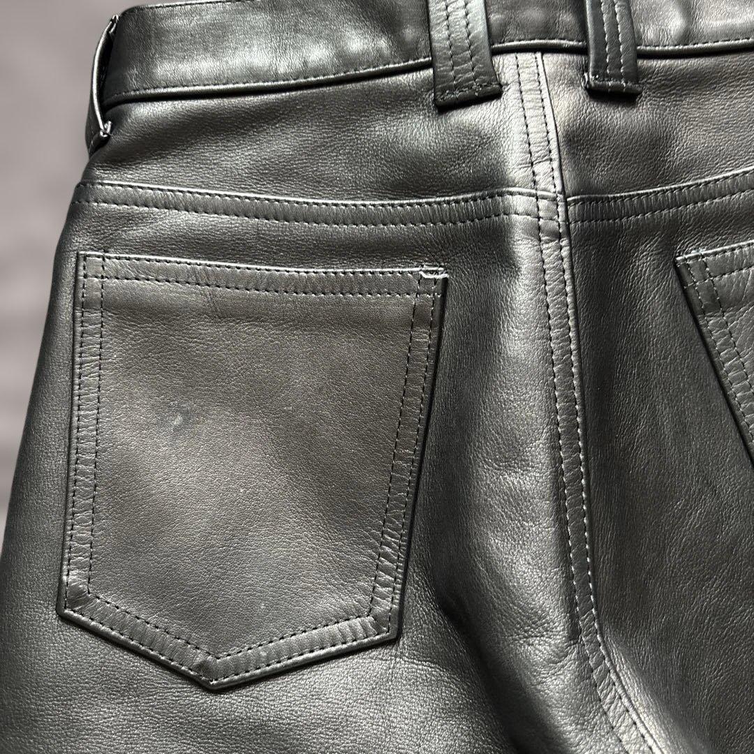 BLACKMEANS レザーパンツ　Edition別注　美品　ブラックミーンズ