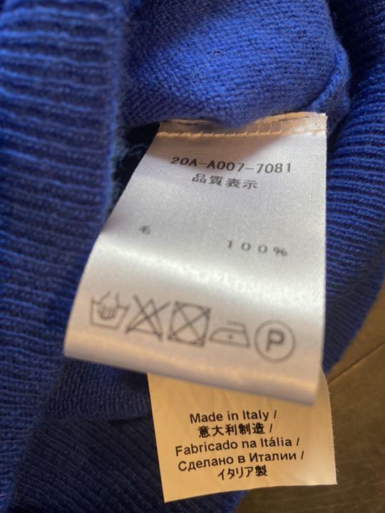 ニット╓ 今季の正規品です ハンガー付き b0vR5-m48443331960 薄手のウールです Ⓤネック