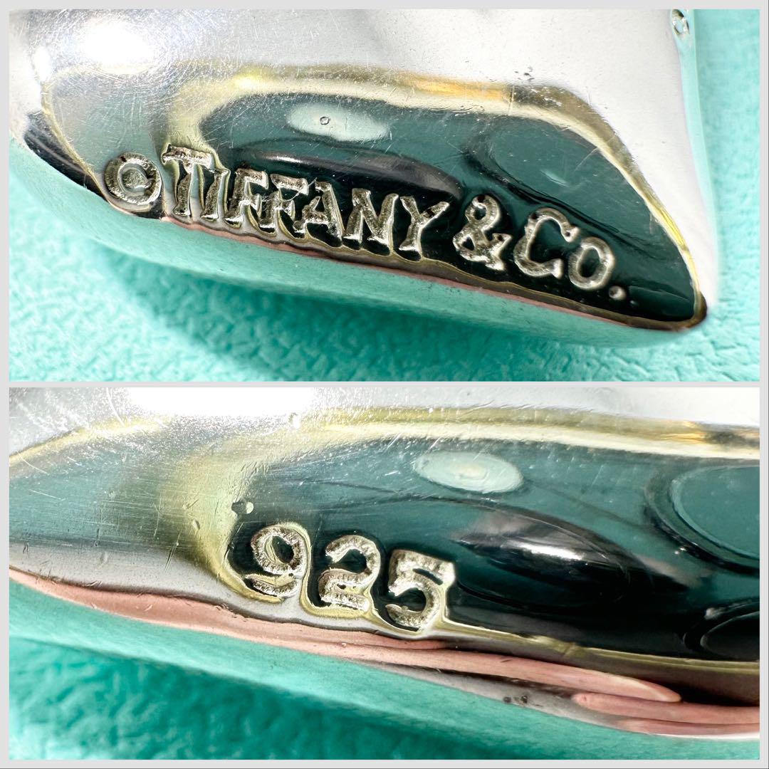 Tiffany ピンチドハート スネークチェーン ネックレスAg925