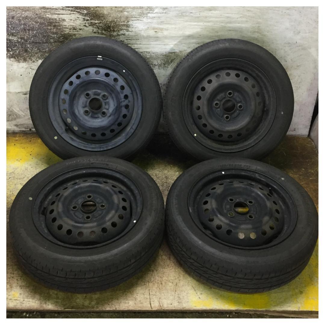 61 BRIDGESTONE 155/65R14 2022年製 8分目 ノーマル 画像1