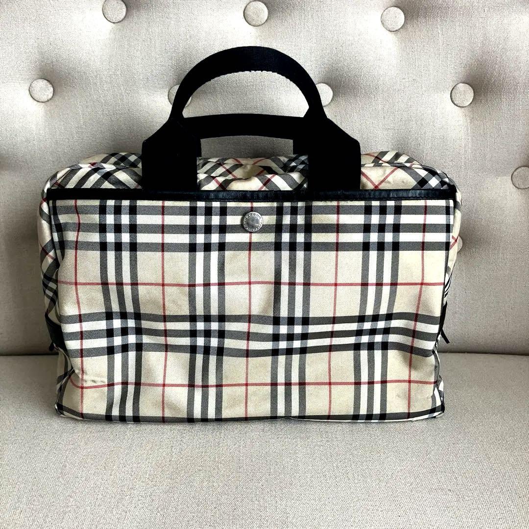 【良品】Burberry バーバリー ブルーレーベル　 ミニボストンバッグ 6,424円