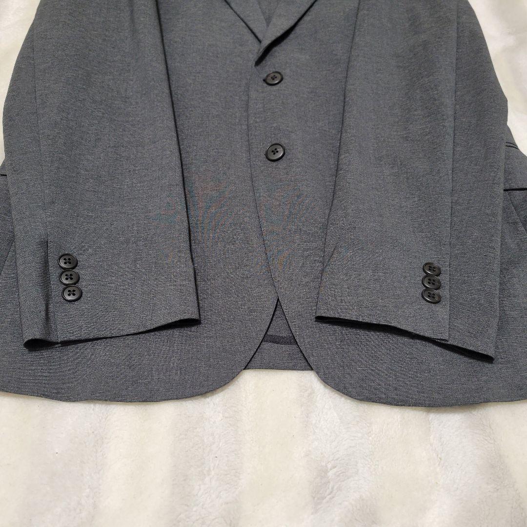 UNIQLO 感動スーツ ウールライク メンズLサイズ グレー