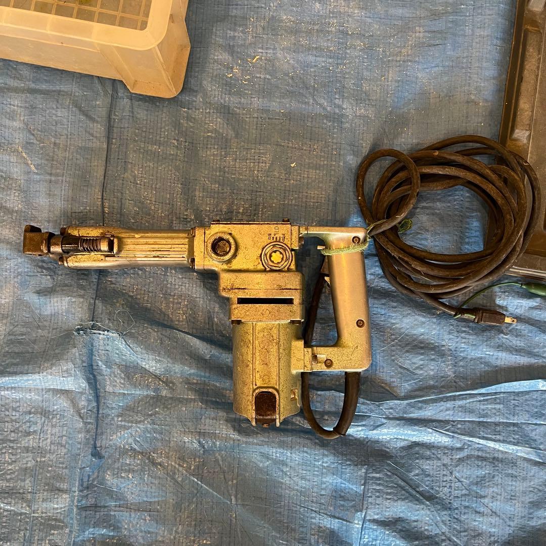 日立工機 電動ハンマー PH-40F 動作品 ケース付き 電動工具 大工道具 器具 ハツリ 解体作業 ハンマ 中古品 KH10-HT 中古 HITACHI 日立工機 100V 電動ハンマー PH40F