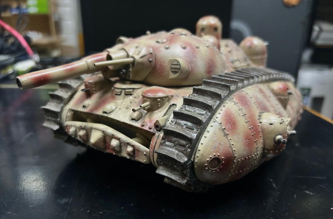 「宮崎駿の雑想ノート」 1/48 悪役1号 ソフビキット塗装済み完成品