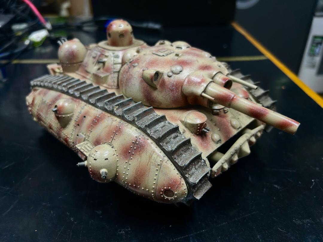 「宮崎駿の雑想ノート」 1/48 悪役1号 ソフビキット塗装済み完成品