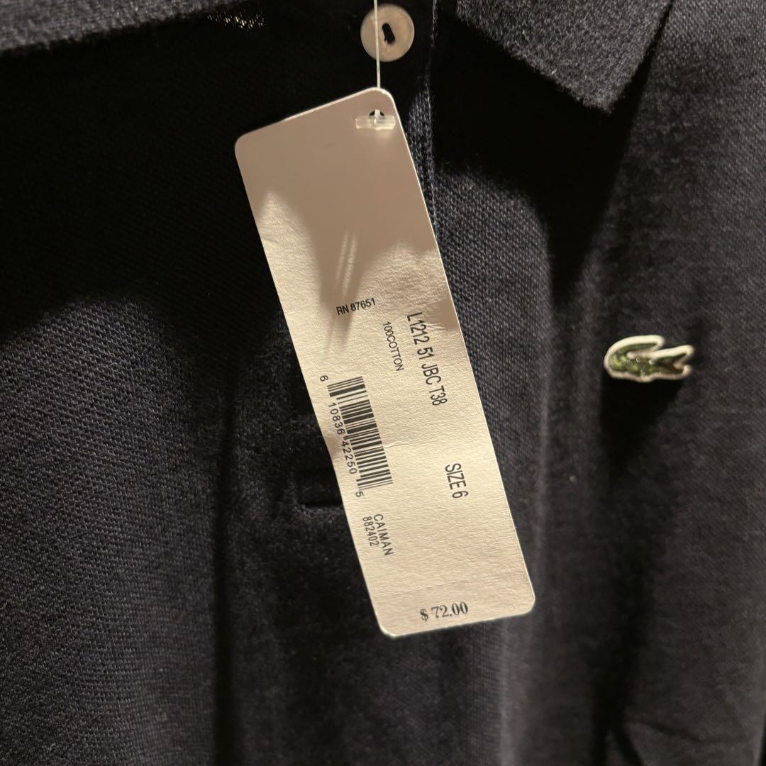 新品 ラコステ　Lacoste ポロシャツ　レディース　ネイビー