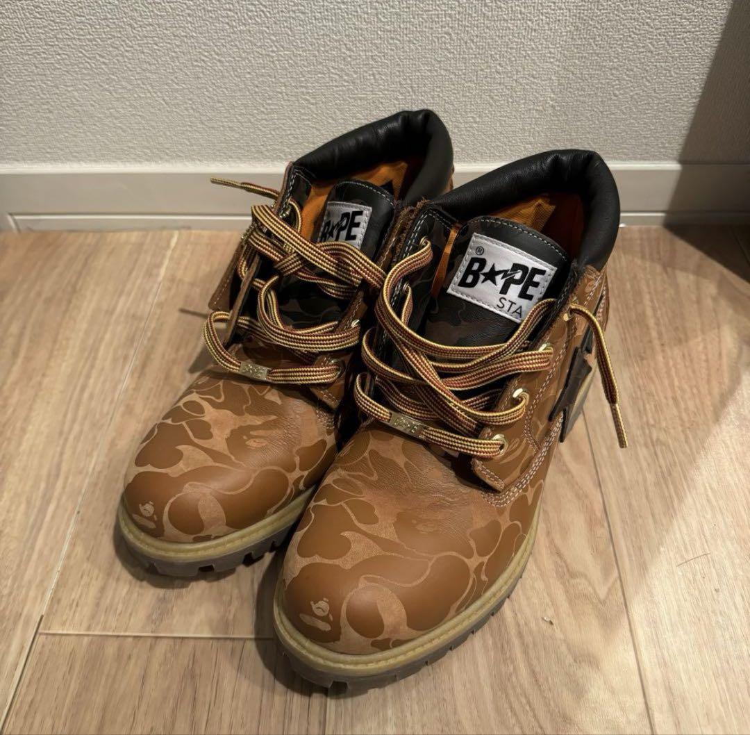BAPE×TIMBERLAND CHUKKA BOOTS