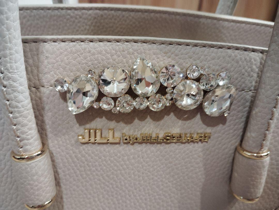 JILLSTUART ビジューロイヤルトート アイボリーピンク ハンドバッグ