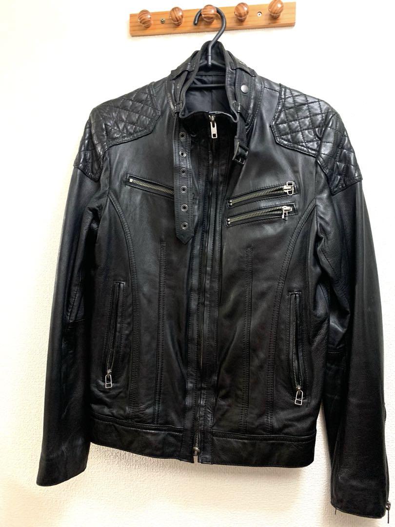 EDGE RUPERT ブラックレザーライダースジャケット サイズ2