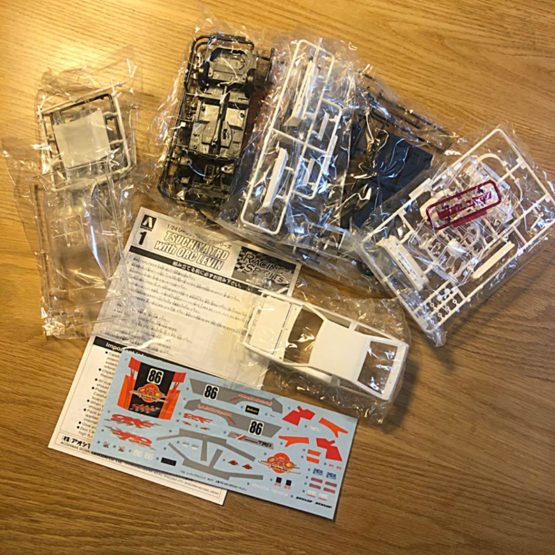 新品】 1/24 アオシマ トヨタ 土屋 TRD with ORC カローラレビン