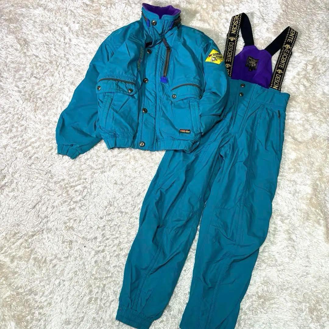 Descente gore mac スキーウェア 上下セットアップ ターコイズ