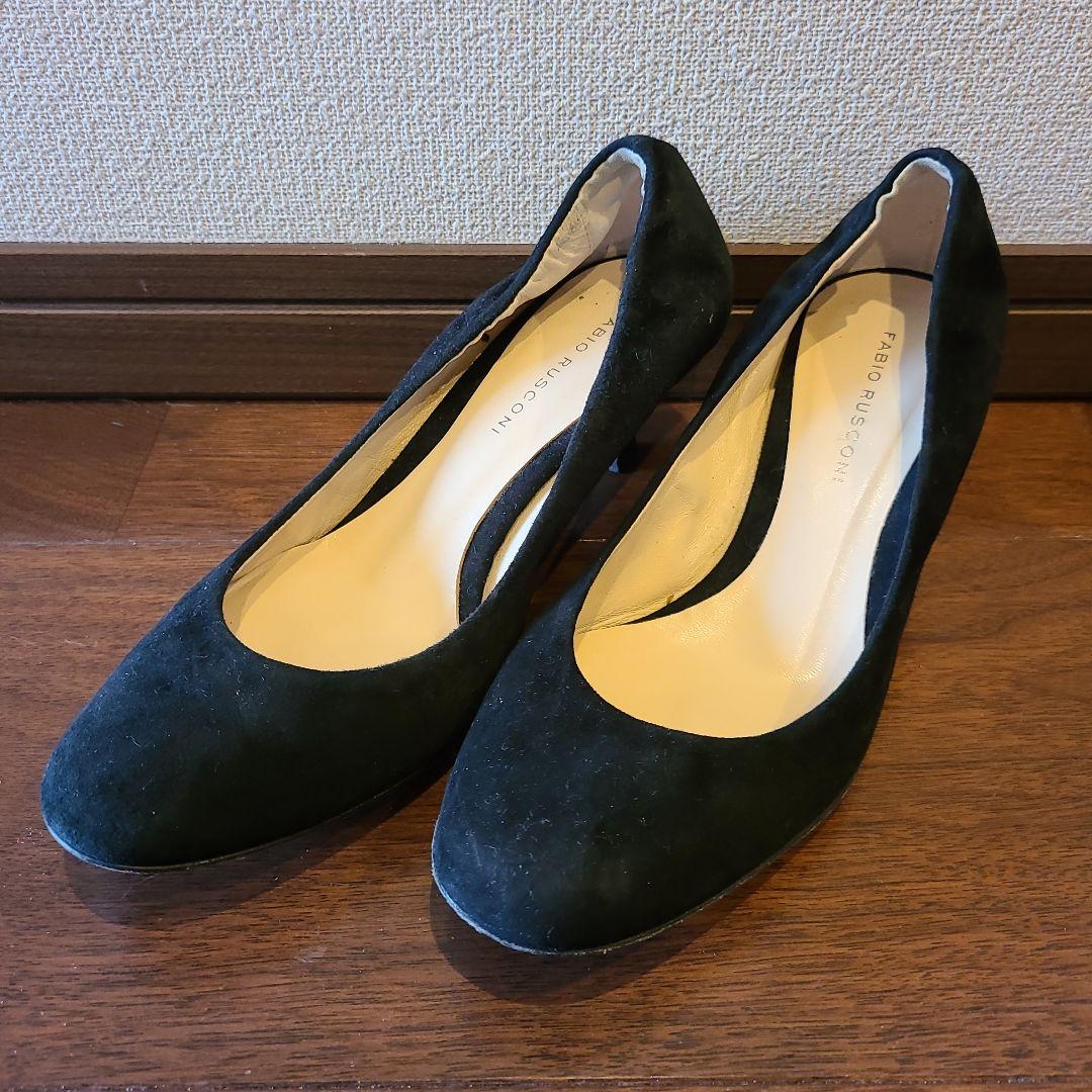 ファビオルスコーニ 　黒パンプス　ブラック　35