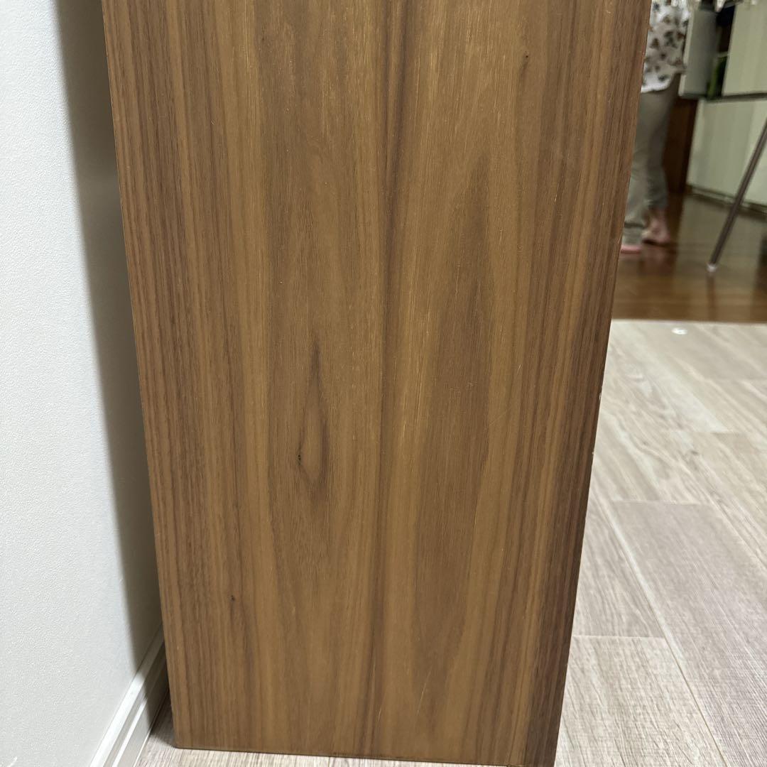 【無印良品】スタッキングシェルフセット・３段×２列・ウォールナット材