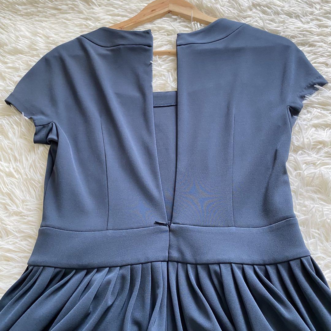 美品 Sybilla シビラ ジャージー素材 ロングワンピース グリーン L