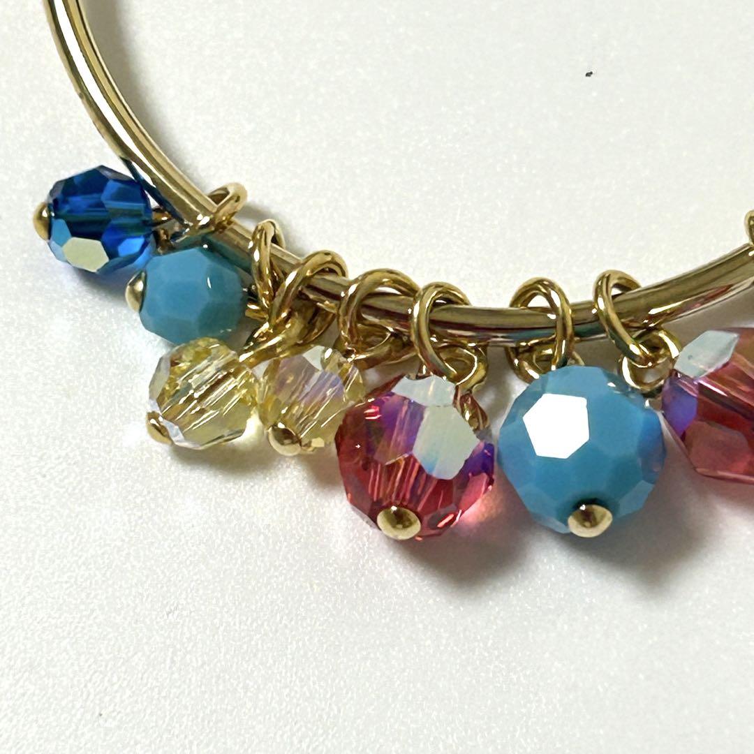 フォロー割⭐️【美品】SWAROVSKI スワロフスキー　フープピアス　ゴールド